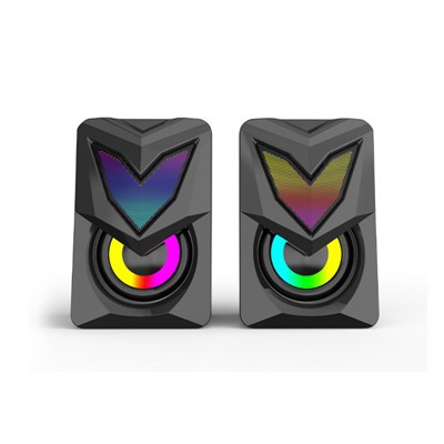 Stereo RGB Wired Desktop Speaker